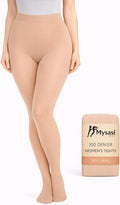 Mysasi Women's 100 Denier Tights - Natural