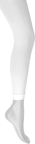 Mysasi Girls Footless Tights - White