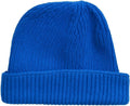 Pure British Wool Beanie Hat - Royal Blue