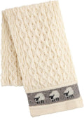 Mysasi Aron Scarf Sheep Design - Natural Aron
