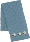 Mysasi Aron Scarf Sheep Design - Heather Blue