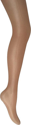 MYSASI Women's Fishnet Tights - Natural Tan