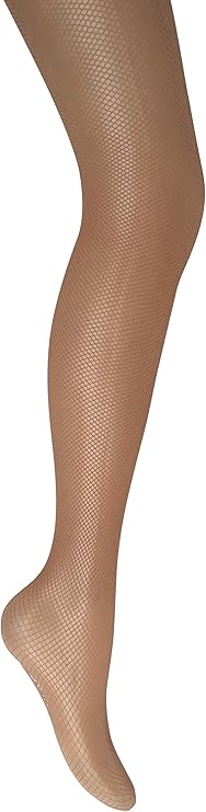 MYSASI Women's Fishnet Tights - Natural Tan