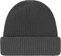 Pure British Wool Beanie Hat - Mink