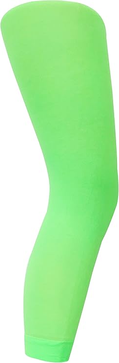 Mysasi Girls Footless Tights - Neon Green