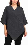 Mysasi Aran Wool Poncho