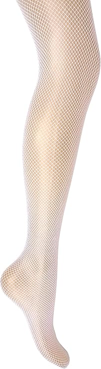 MYSASI Women's Fishnet Tights  - White
